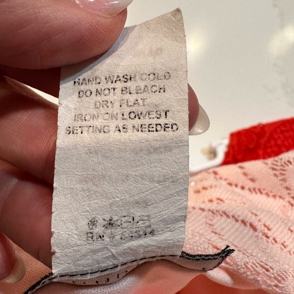 B. Darlin Sleeveless Y2K Coquette Pink Fit + Flare Dress Lace Overlay Fairy - Picture 8 of 8